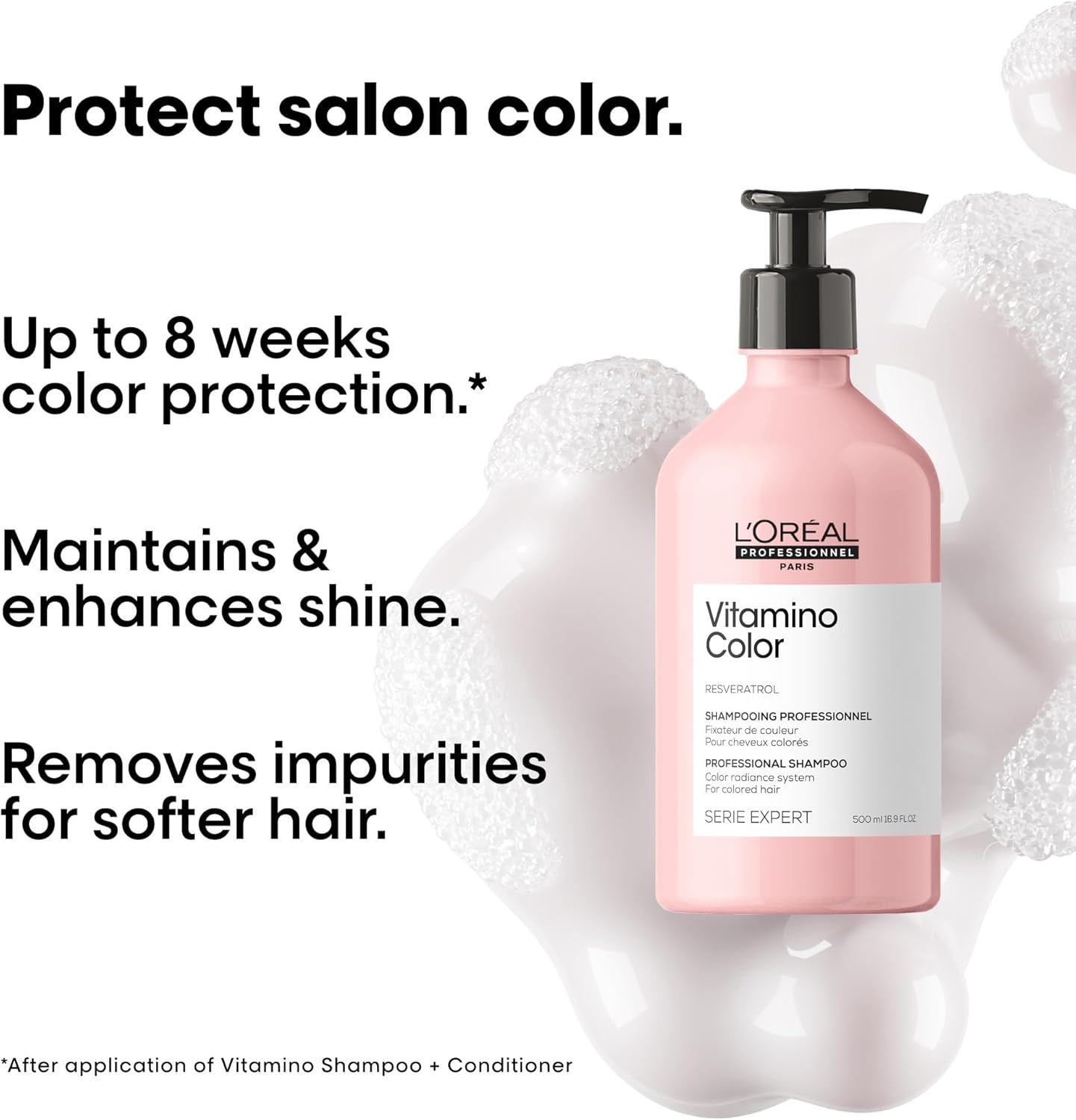 Thumbnail 2 de L’Oréal Professionnel Paris Vitamino Color Shampoo for daily coloured-hair care