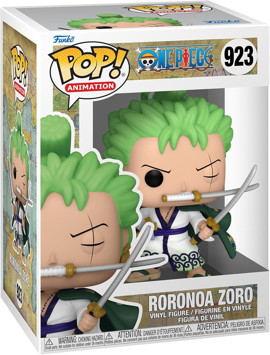 Detalle de Funko Pop! Animation One Piece – Roronoa Zoro (figura de vinilo coleccionable)