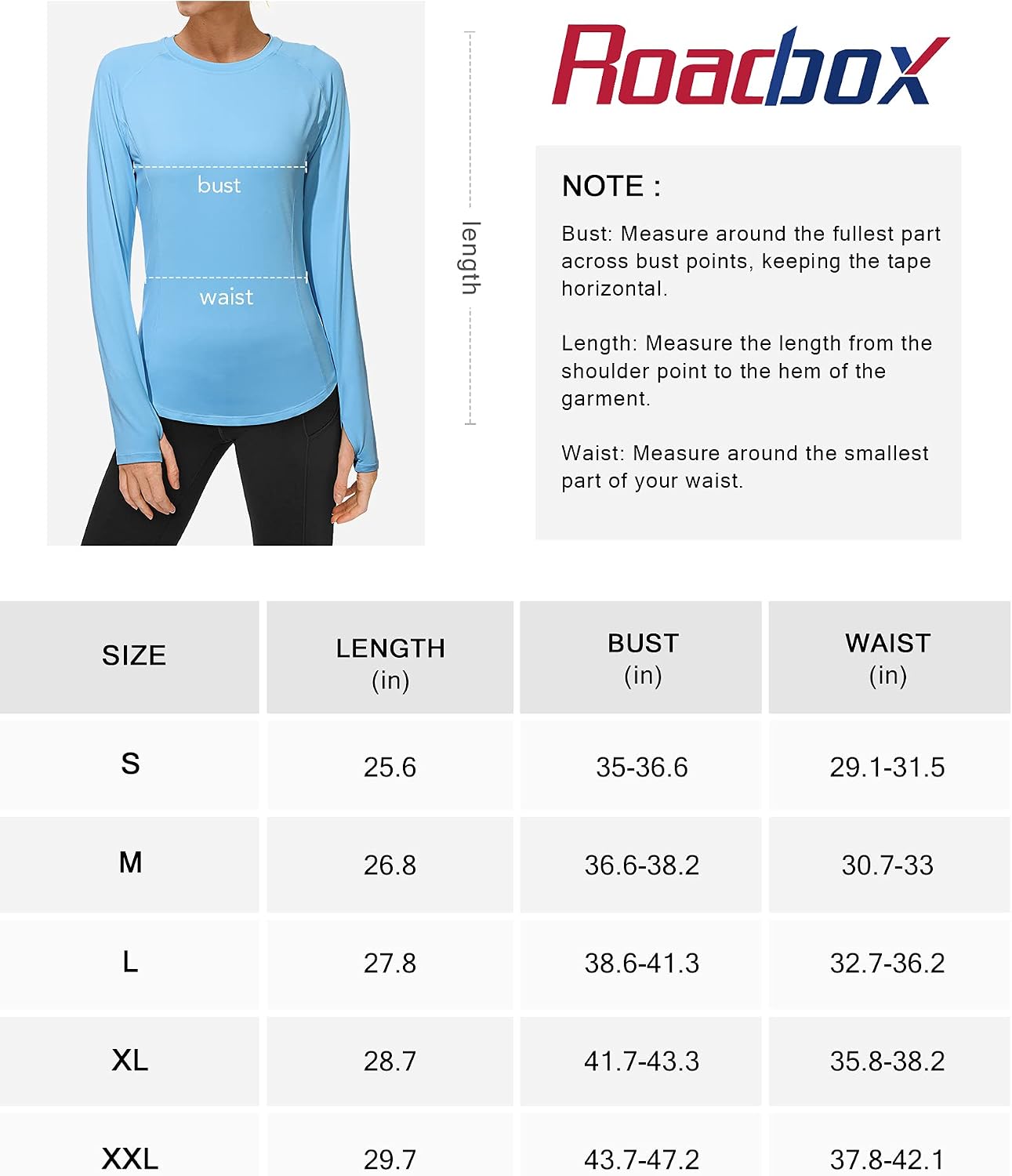 Thumbnail 5 de Roadbox Women's UPF 50+ Long-Sleeve Sun Shirt, Quick-Dry Slim Fit