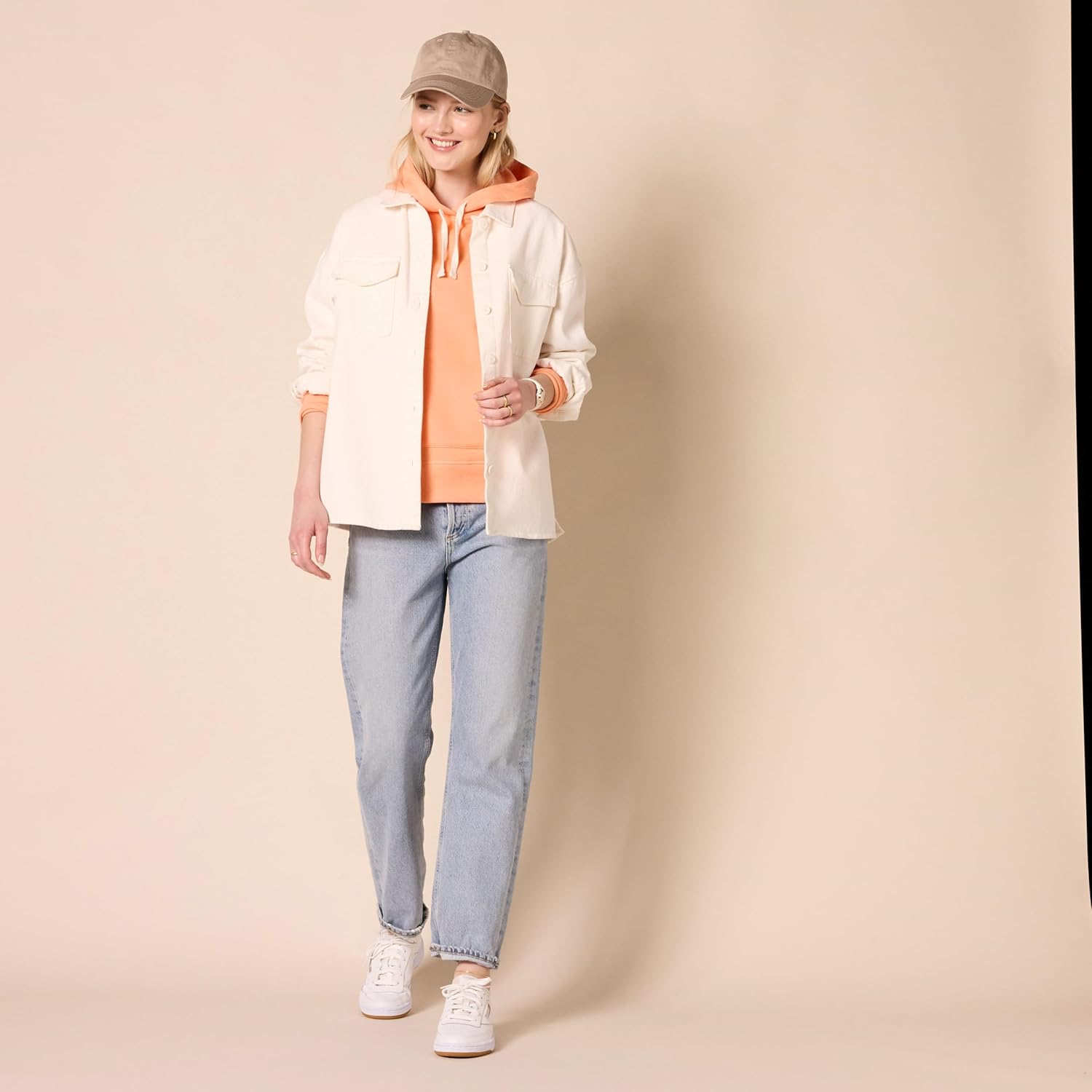 Thumbnail 4 de Damen Fleece-Kapuzenpullover in normaler Passform (Übergröße erhältlich) – Amazon Essentials