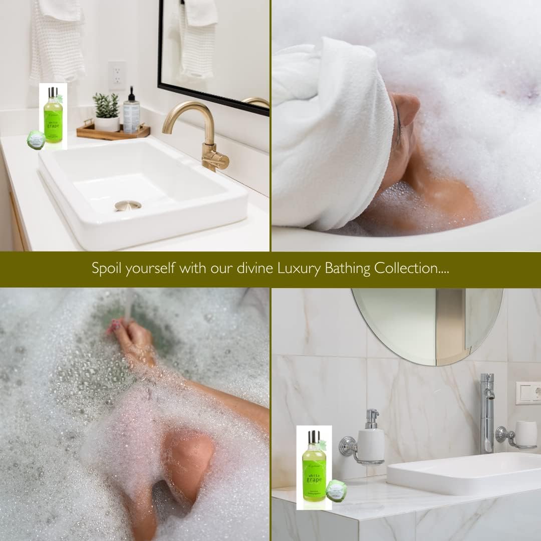 Thumbnail 3 de Di Palomo Vegan White Grape & Aloe Indulgent Luxury Bathing Collection (Bathing Bubbles 300ml + 2 Bath Bombs)