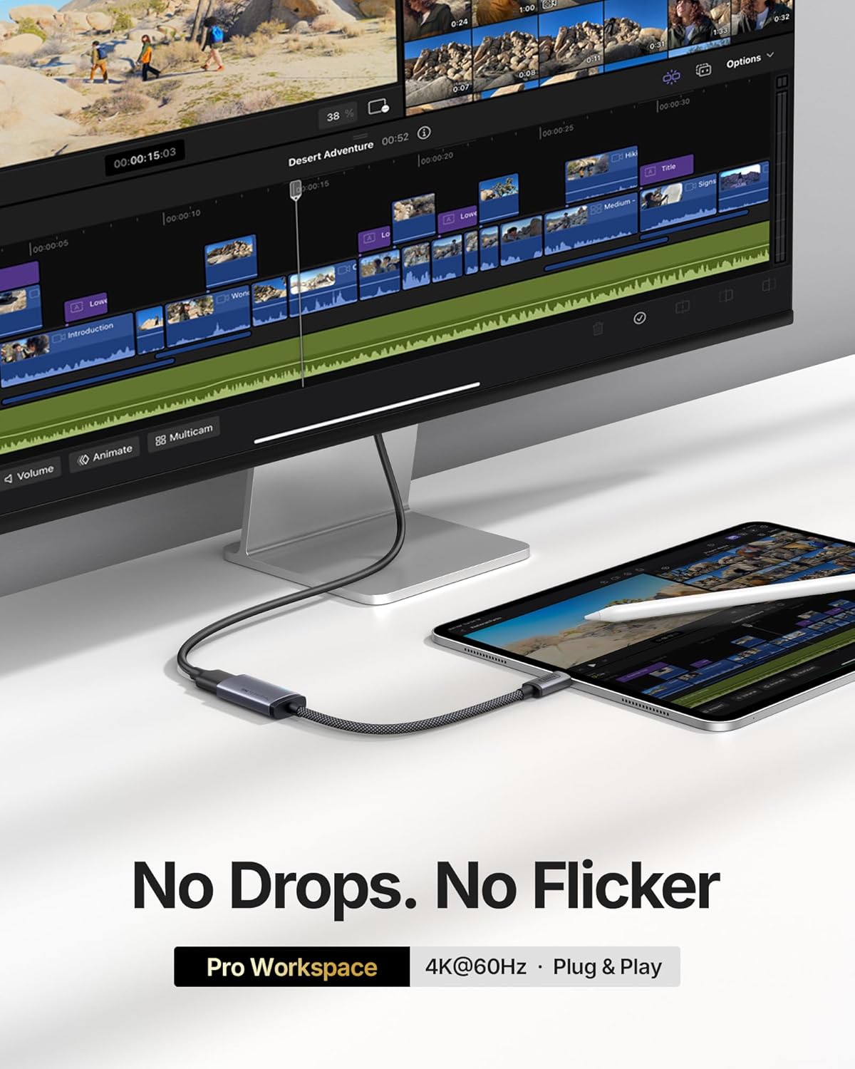 Thumbnail 2 de USB C to HDMI adapter 4K 60Hz INIU