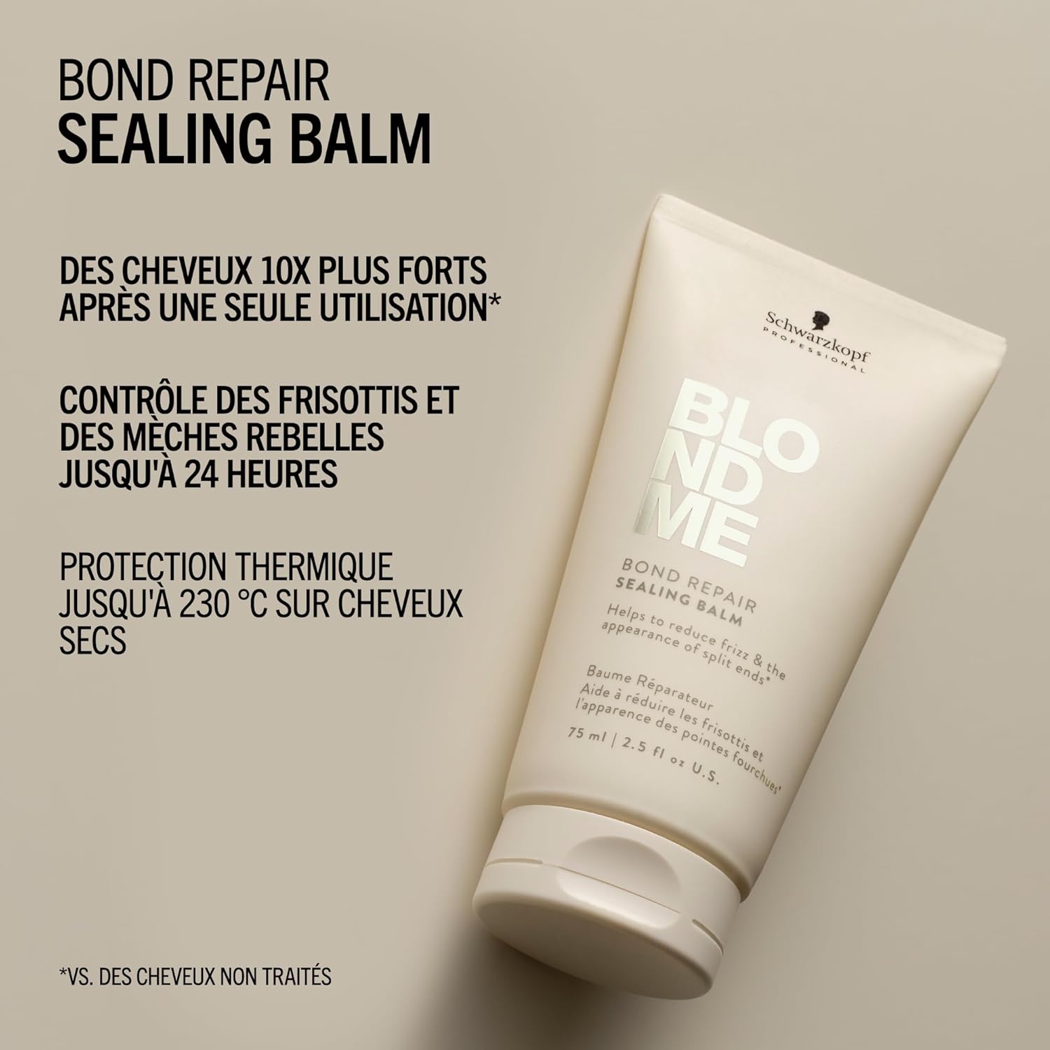 Thumbnail 2 de Schwarzkopf Professional BLONDME Bond Repair Sealing Balm – baume sans rinçage 75 ml, protection thermique jusqu’à 230°C