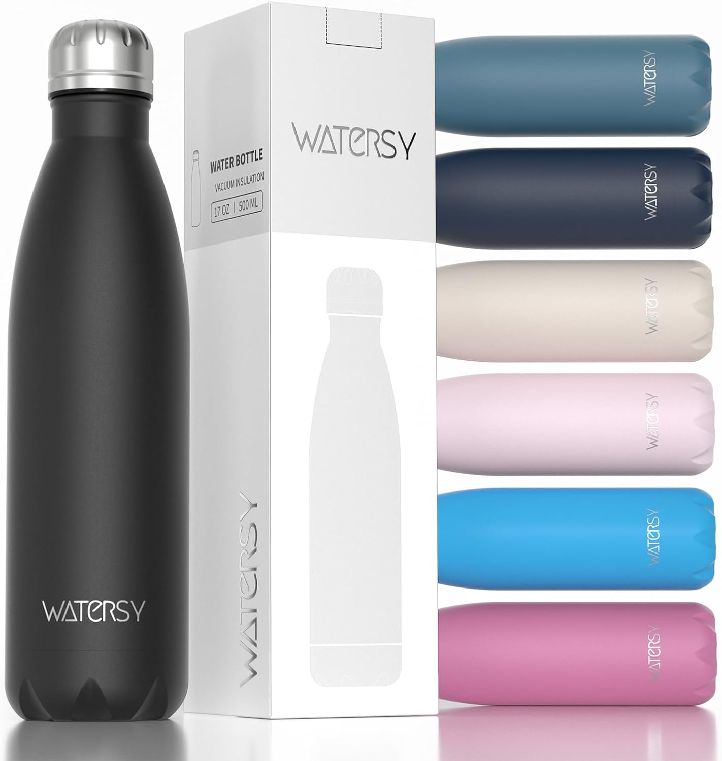 Detalle de WATERSY Stainless Steel Insulated Bottle 500ml 🥤