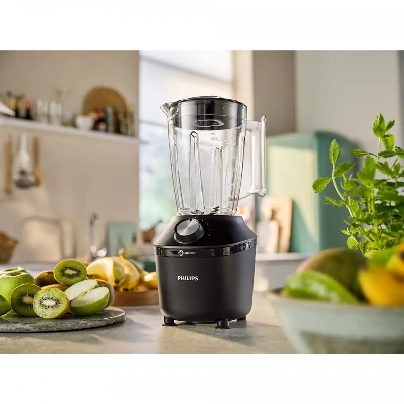 Detalle 2 de Philips hr2291/01 Batidora de vaso 600 W negra 🥤