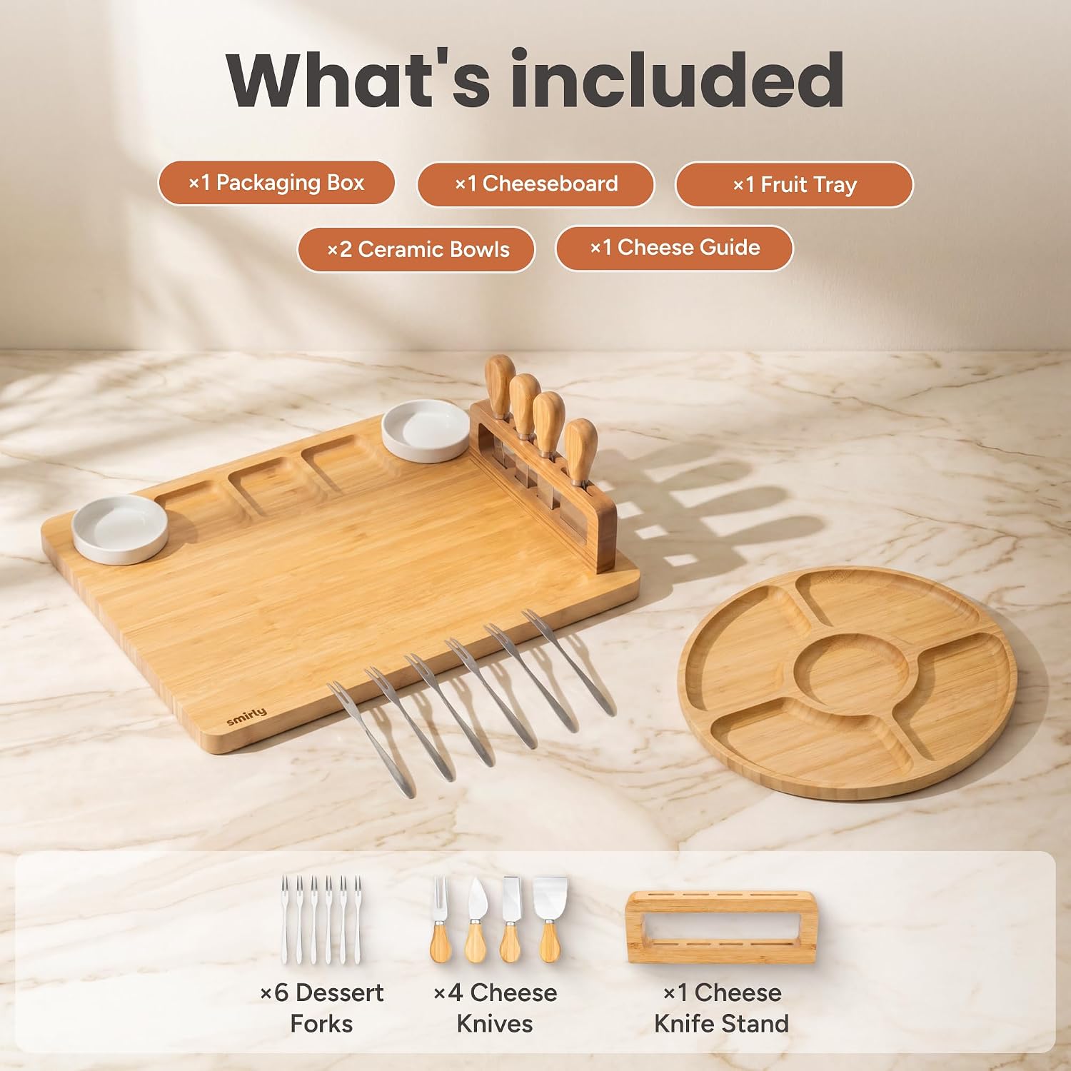Detalle 2 de SMIRLY Large Charcuterie Board Set