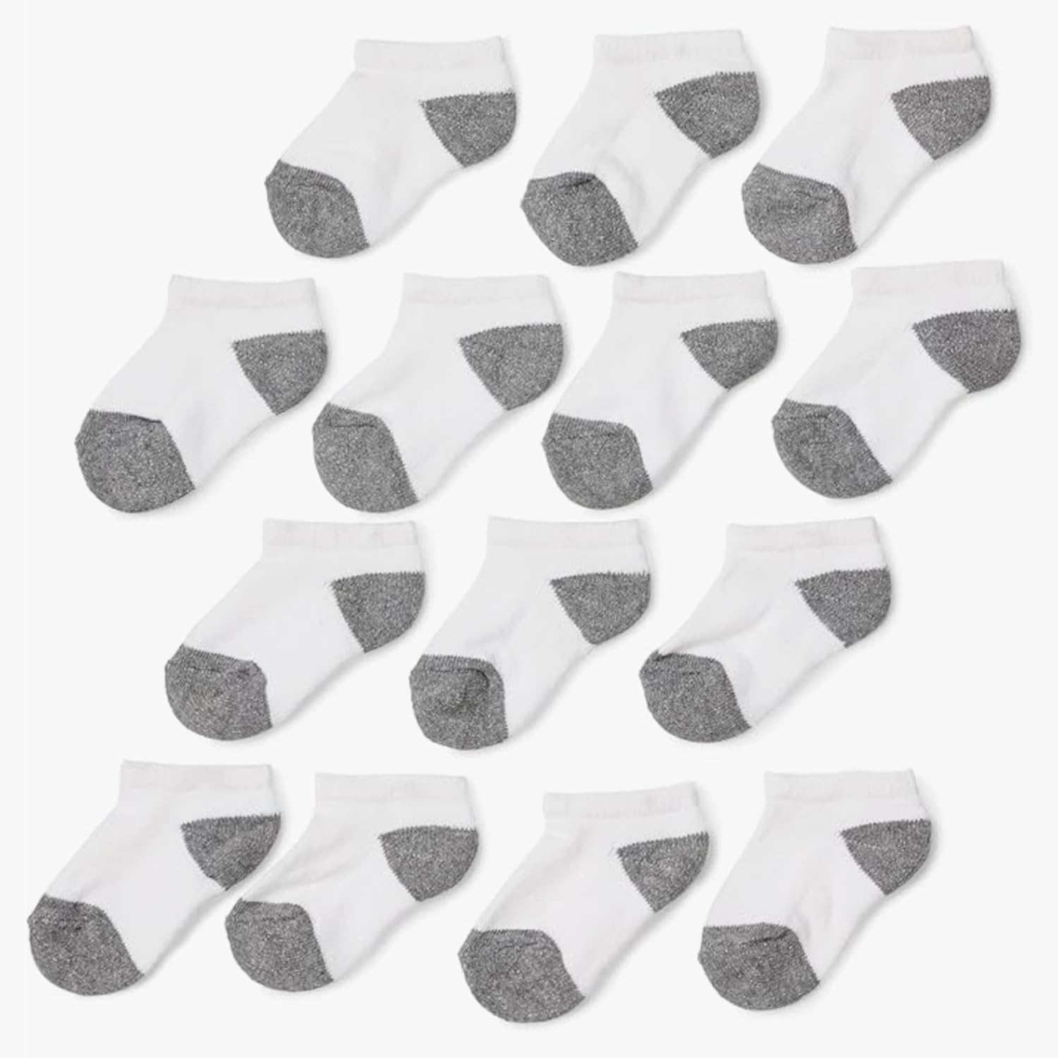 Detalle de Amazon Essentials Unisex Kids Cotton Low-Cut Cushioned Socks