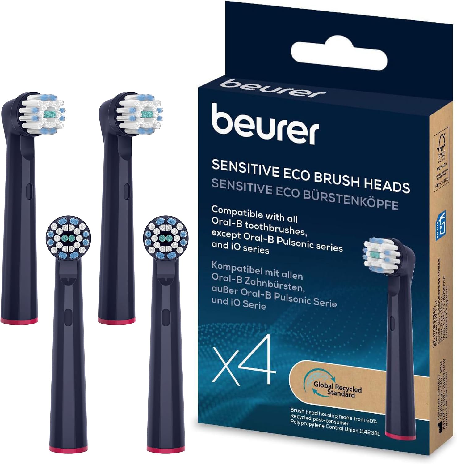 Detalle de Beurer TB Sensitive Eco Bürstenköpfe, 4