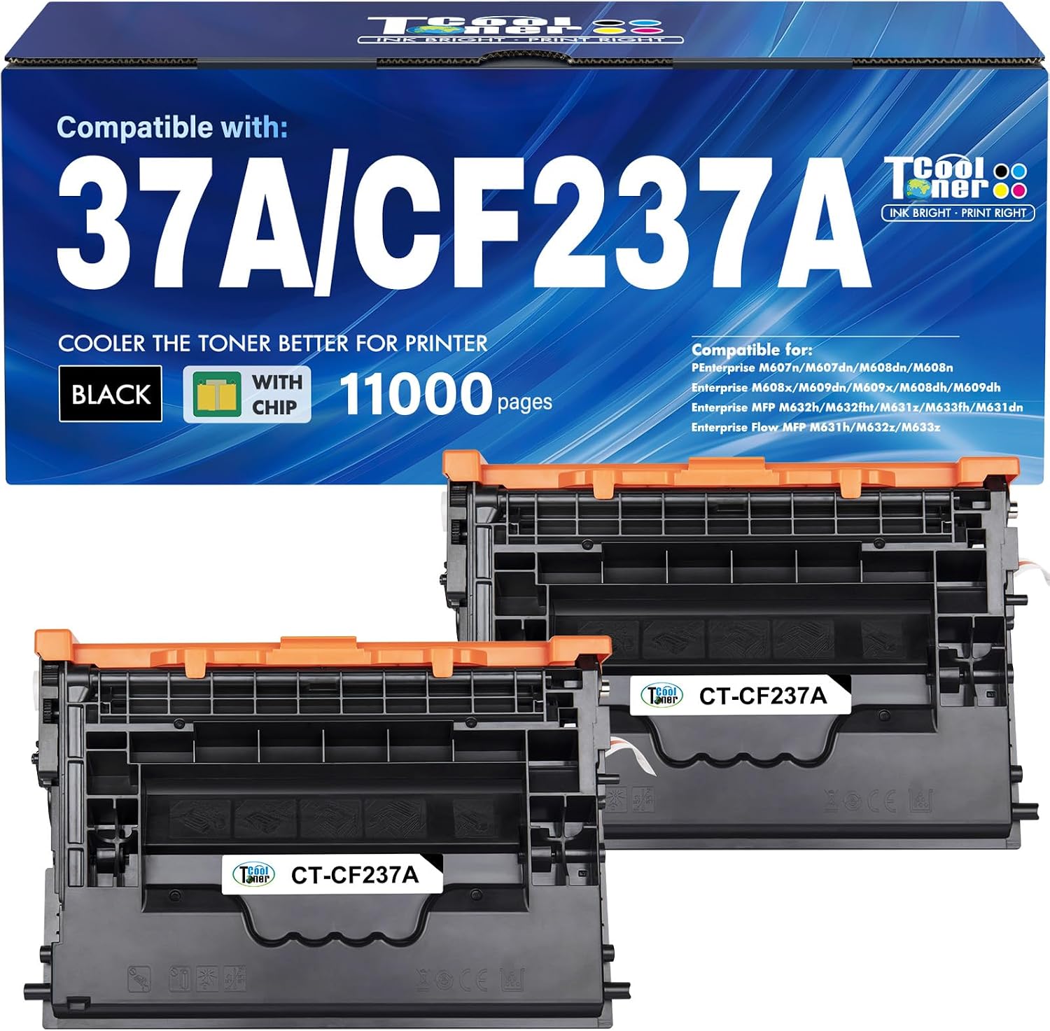 Detalle de Cool Toner Black Toner Cartridge, 2-Pack