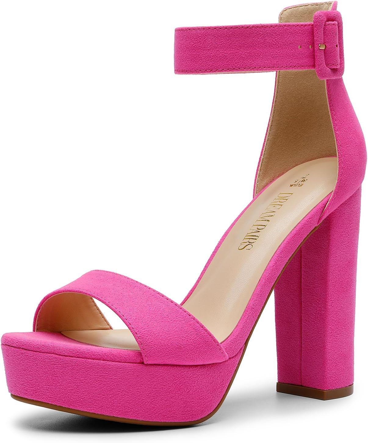 Detalle de DREAM PAIRS Women’s Platform Heel Sandals with Open Toe and Ankle Strap