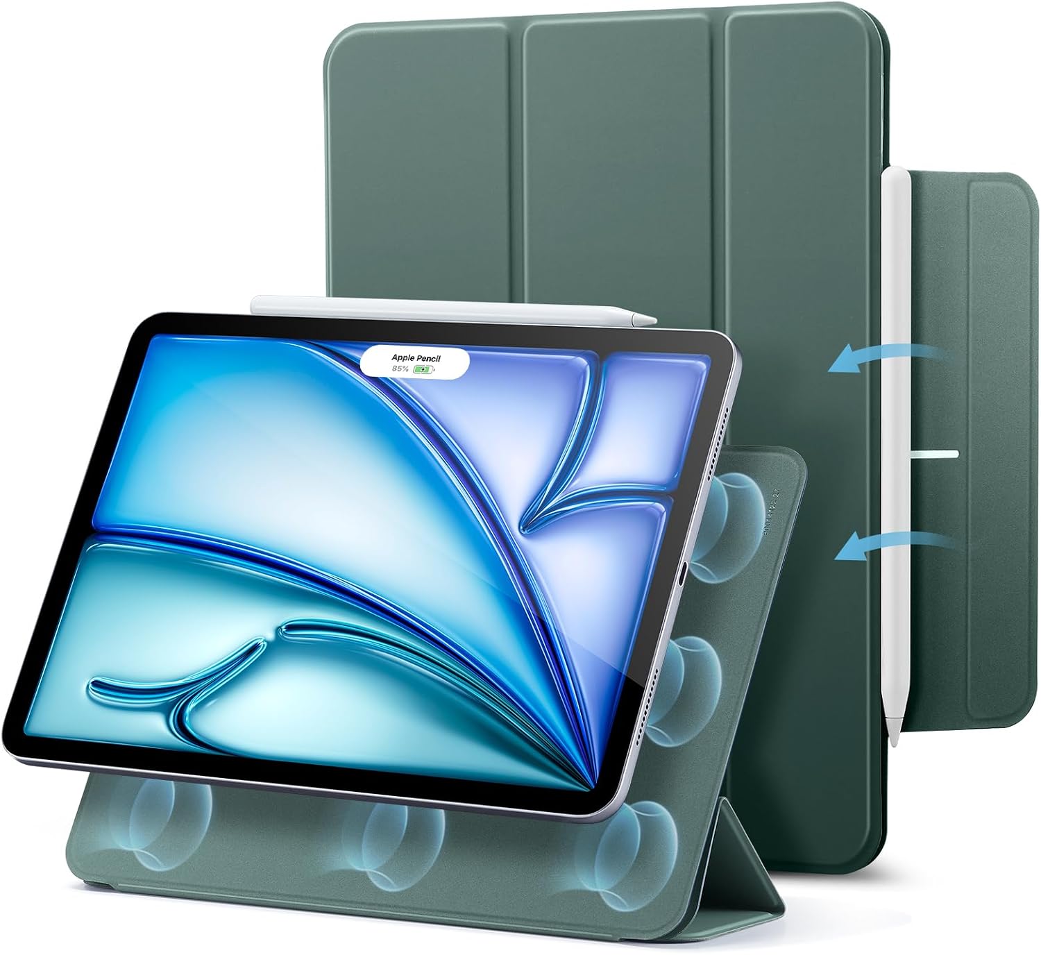 Detalle de ESR iPad Air 11 Zoll Hülle mit starker Magnete