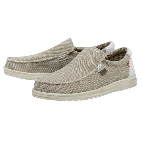 Thumbnail 4 de HEYDUDE Mikka Braided: mocassino slip-on in off White, 42