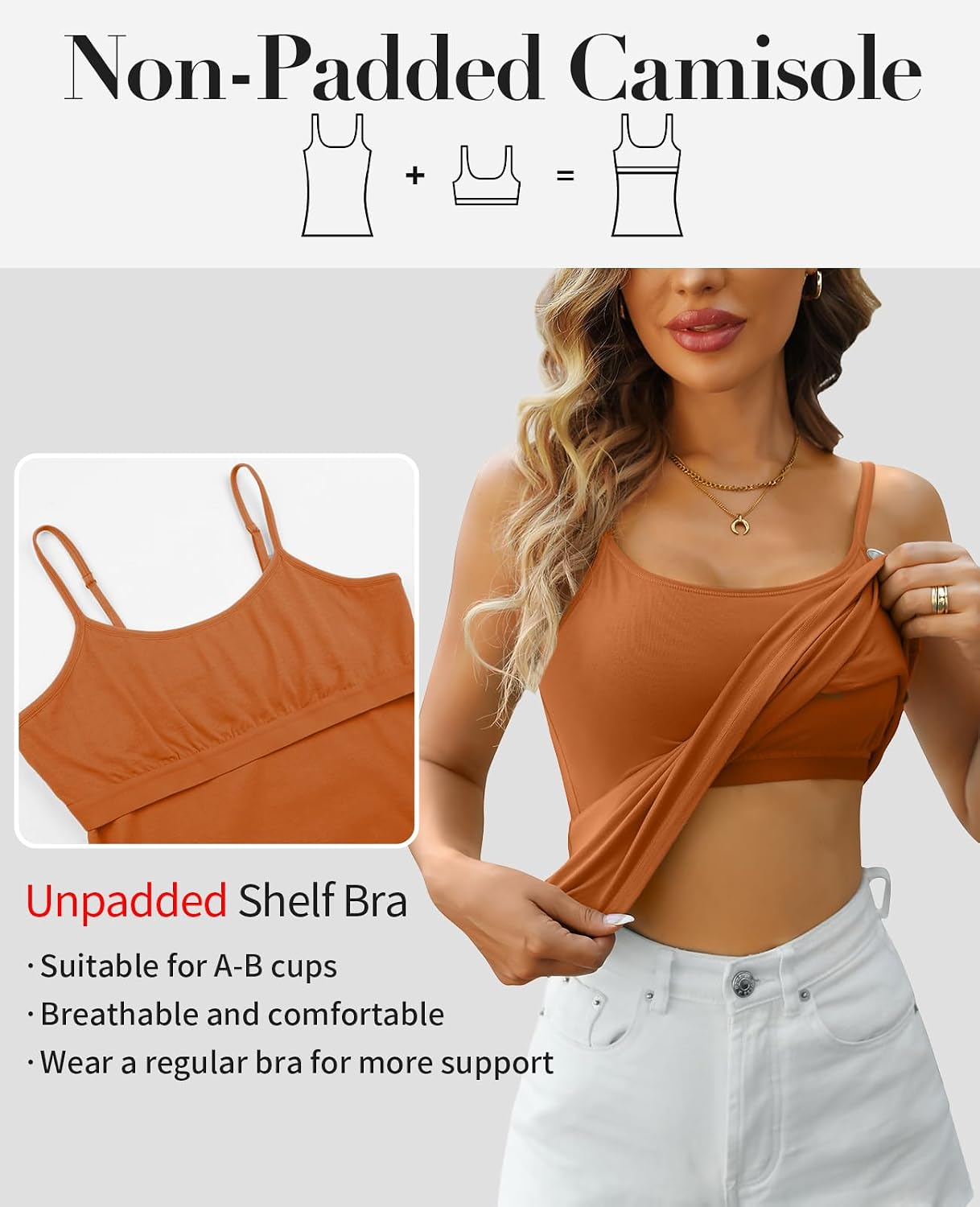 Thumbnail 3 de V FOR CITY Cotton Camisole