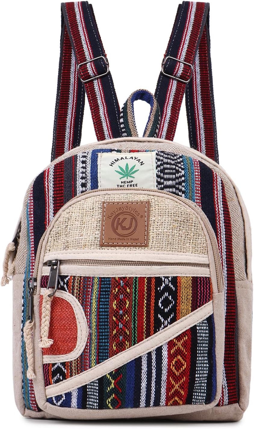 Thumbnail 6 de KayJayStyles Hemp Mini Backpack