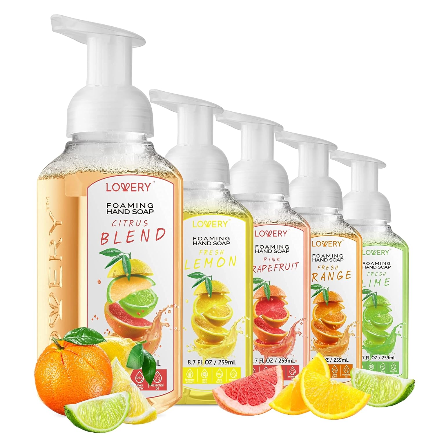 Thumbnail 6 de Lovery Foaming Hand Soap Pump (5-Pack) with Aloe Vera & Essential Oils