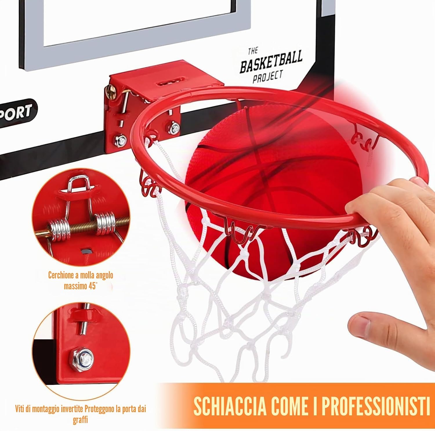 Detalle 2 de Dreamon Mini Canestro Basket kit 1 set