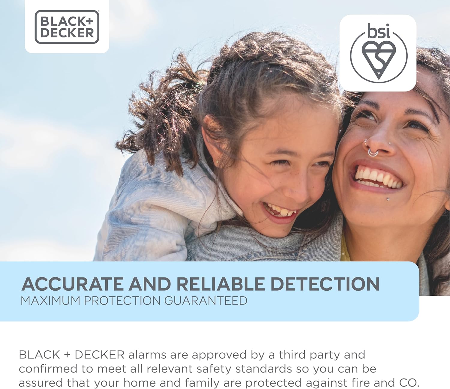 Thumbnail 6 de BLACK+DECKER Mains Smoke Alarm 1 interlinked unit