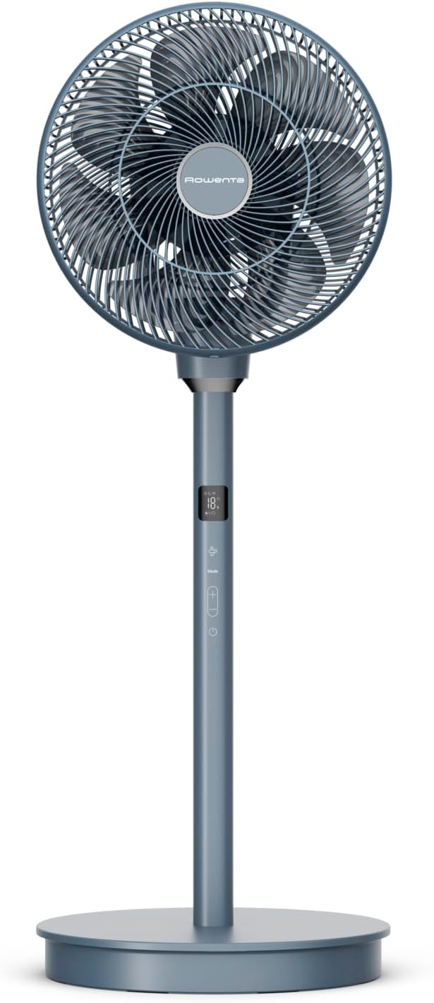 Detalle de Rowenta Turbo Silence Compact 3D Multiflow — ventilateur sur pied silencieux et polyvalent