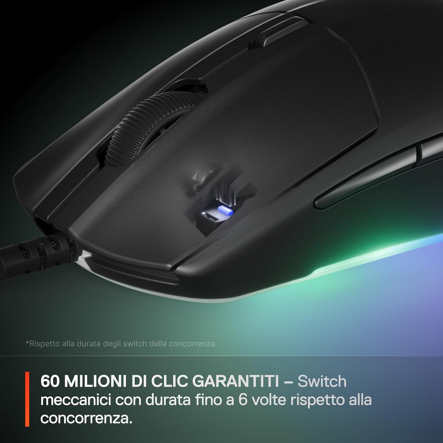 Detalle 2 de SteelSeries Rival 3 Gen 2 8500 DPI