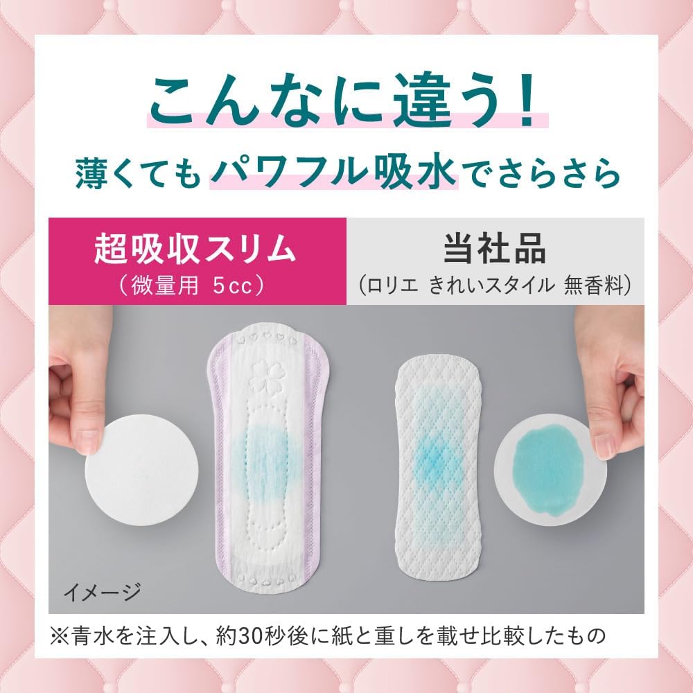 Thumbnail 2 de ロリエ さらピュア吸水 超吸収スリム 50cc｜23cm・薄さ2.3mmの吸水ケアパッド