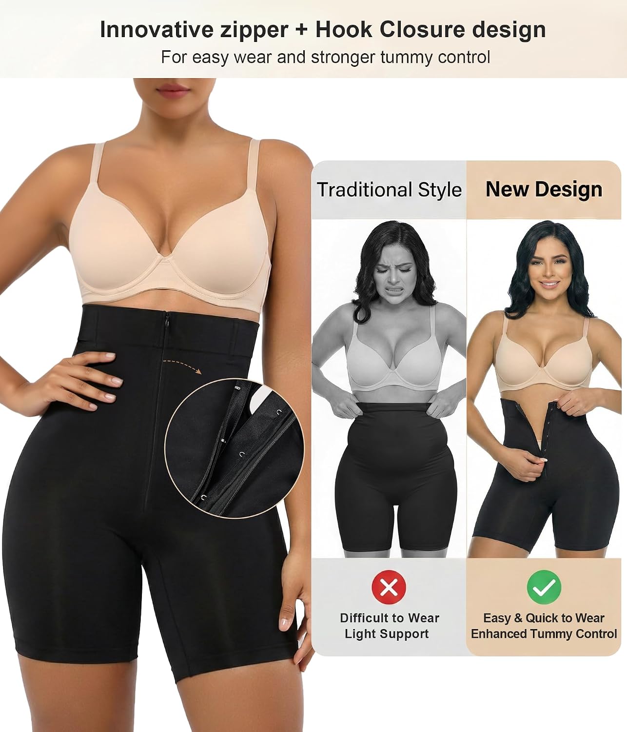 Thumbnail 2 de SHAPERX High-Waisted Tummy Control Shapewear