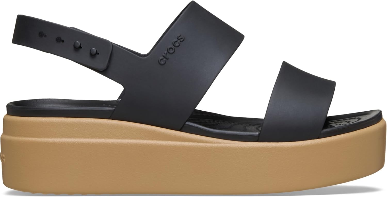 Detalle de Crocs Brooklyn Low Wedge SabotFemme – confort décontracté et style léger