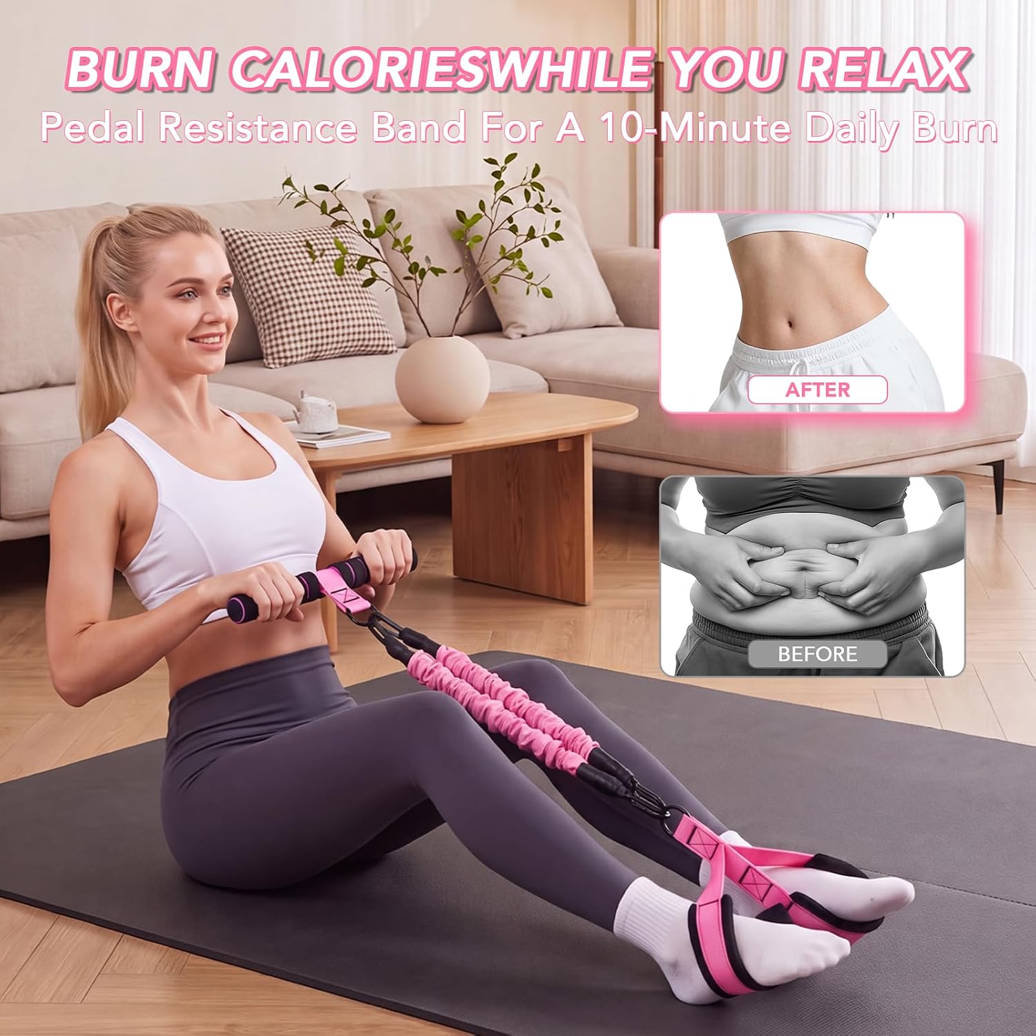 Detalle 2 de NAJOV Pedal resistance band, 3-tube