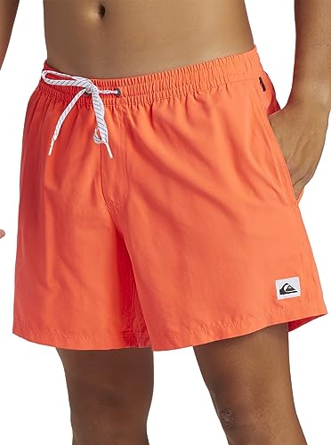 Detalle de Quiksilver Homme Everyday Volley 15 Short De Bain – Hot Coral, XXL EU