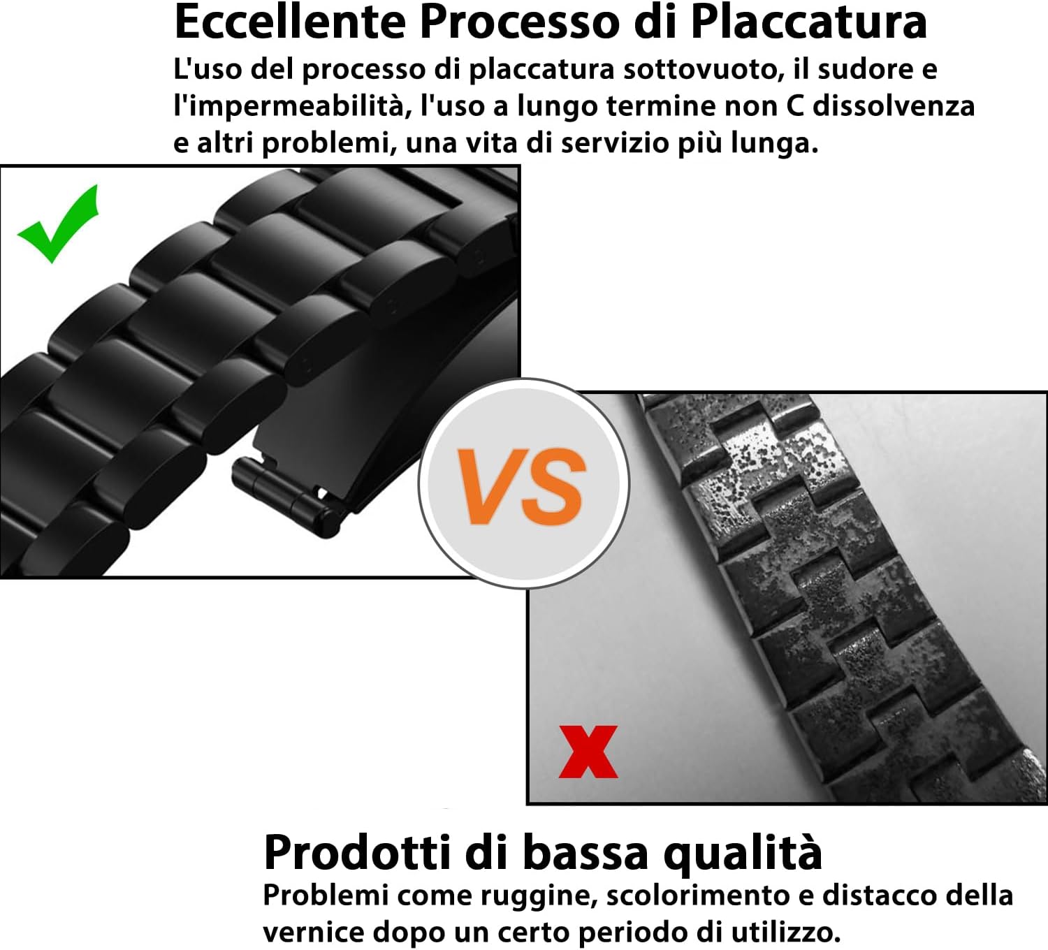 Detalle 2 de YABZOZ cinturino acciaio per Amazfit 304