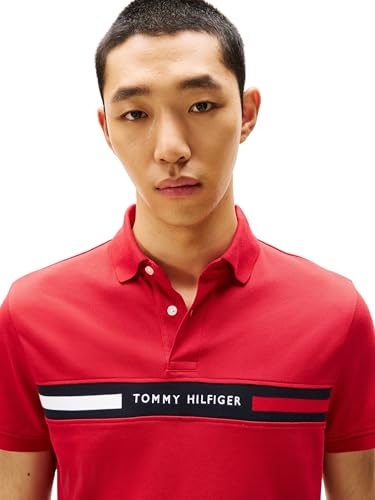 Detalle de Tommy Hilfiger Polo de Manga Corta Chest Insert, talla M