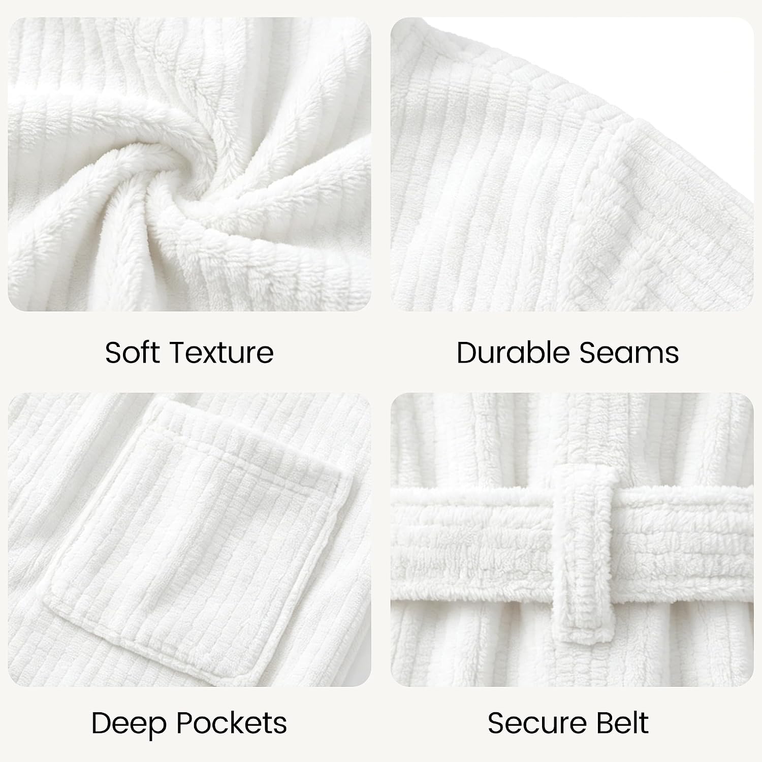 Thumbnail 4 de PJGGZ Hooded Bathrobe for Women, Long Quick-Dry Towel Robe