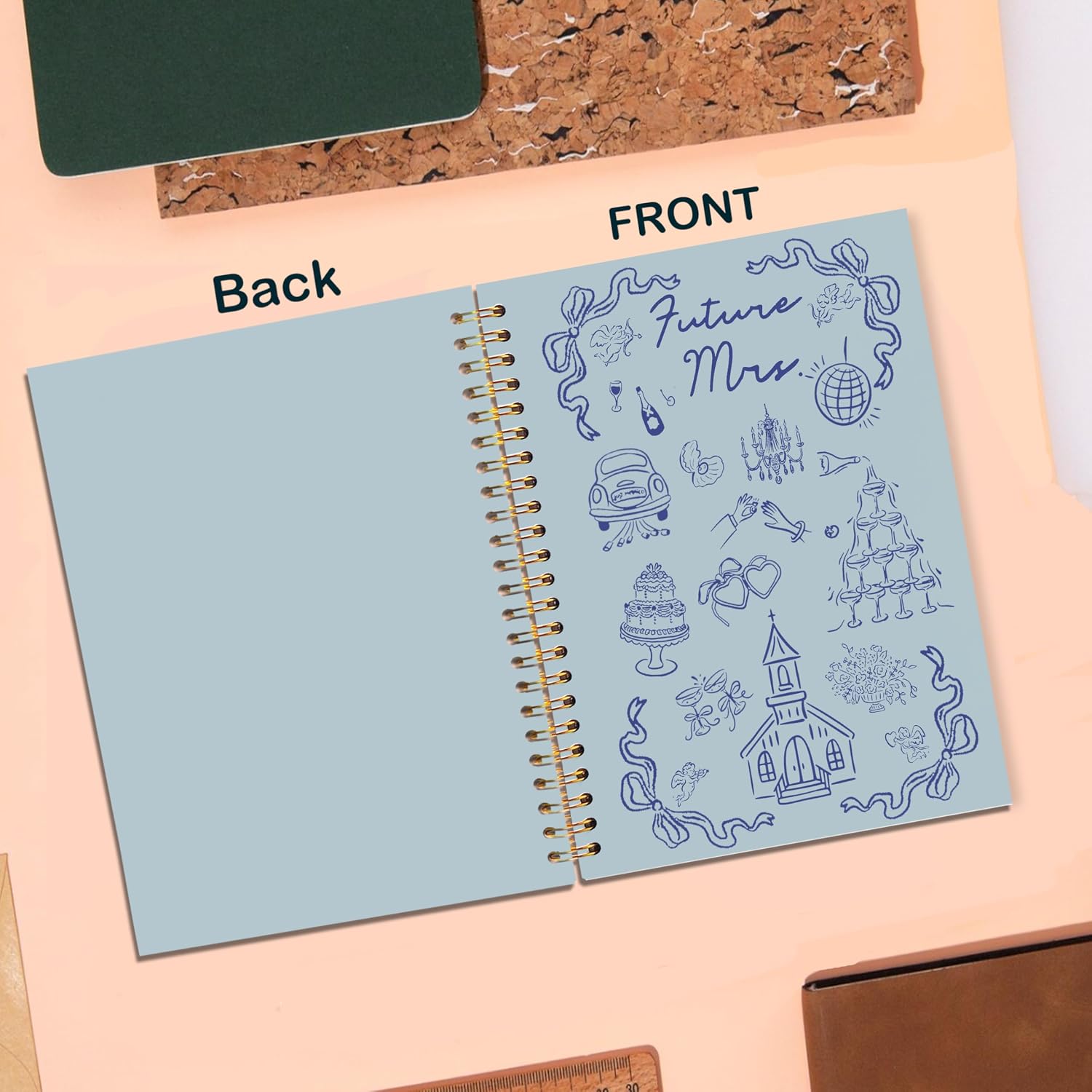 Detalle de YTRGI Spiral Notebook, 80 Lined Pages