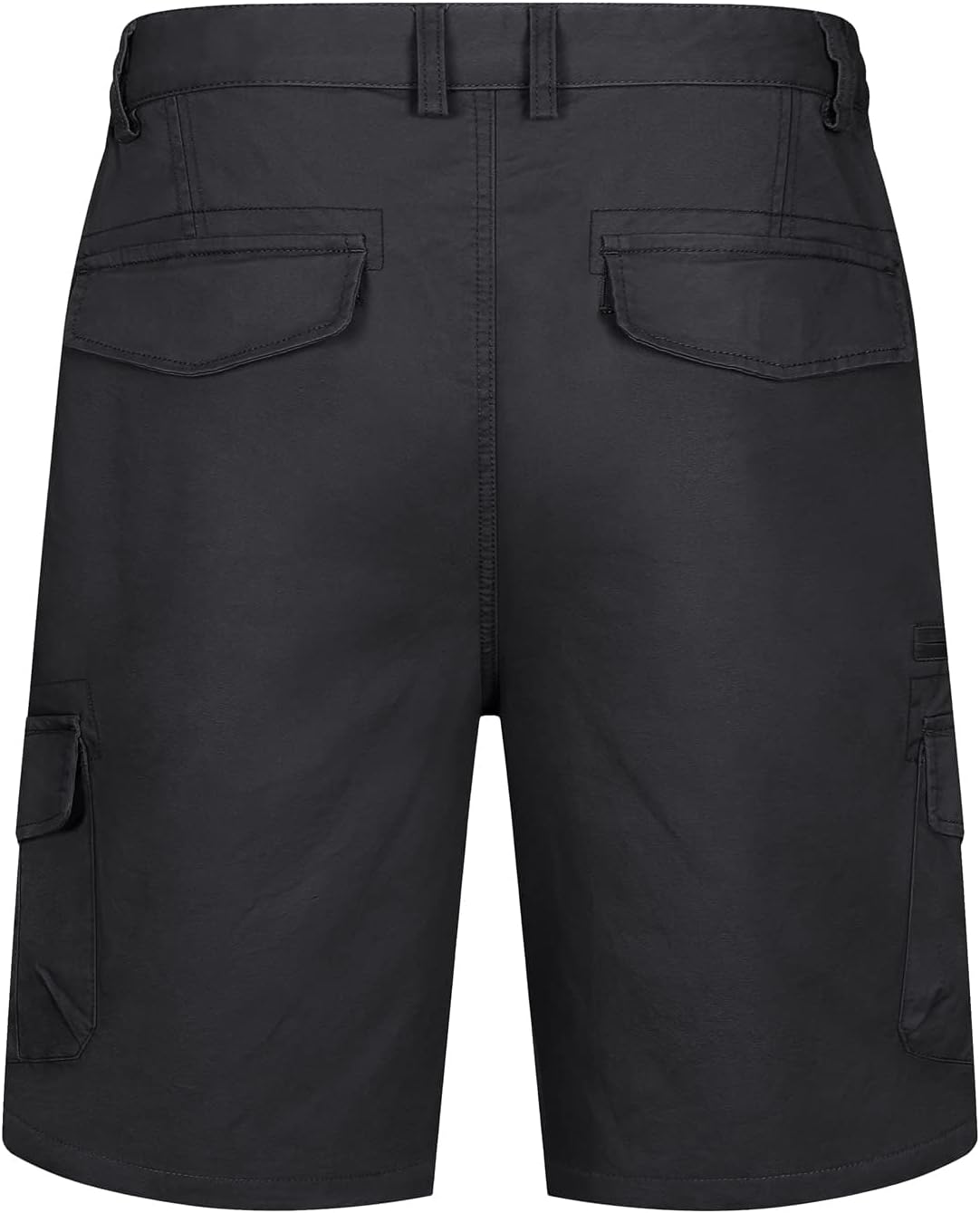 Detalle de TACVASEN men’s elasticated waist cargo shorts with multi pockets (cotton & spandex)
