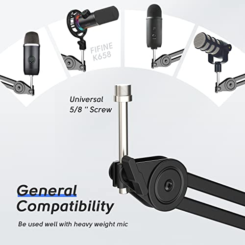 Thumbnail 3 de FIFINE Mikrofonarm – verstellbar, robust und platzsparend mit Adapter und Kabelbindern