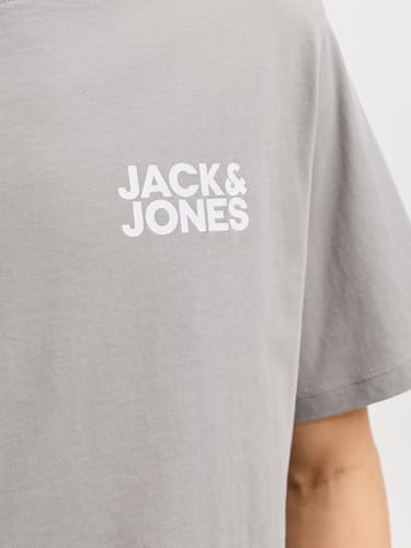 Detalle de Jack & Jones Jjecorp Logo Tee S O-Neck Noos, Ultimate Grey, M
