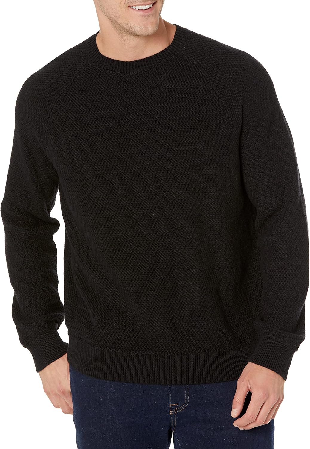 Thumbnail 1 de Amazon Essentials Herren Oversize-Pullover mit Rundhalsausschnitt aus strukturierter Baumwolle