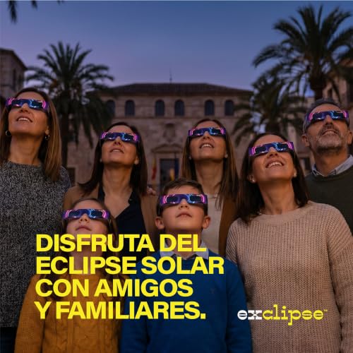 Thumbnail 5 de Exclipse 10 Gafas Eclipse Solar con 3 Filtros para Móvil – Kit Completo ISO 12312-2 para Ver y Fotografiar el Eclipse 2026