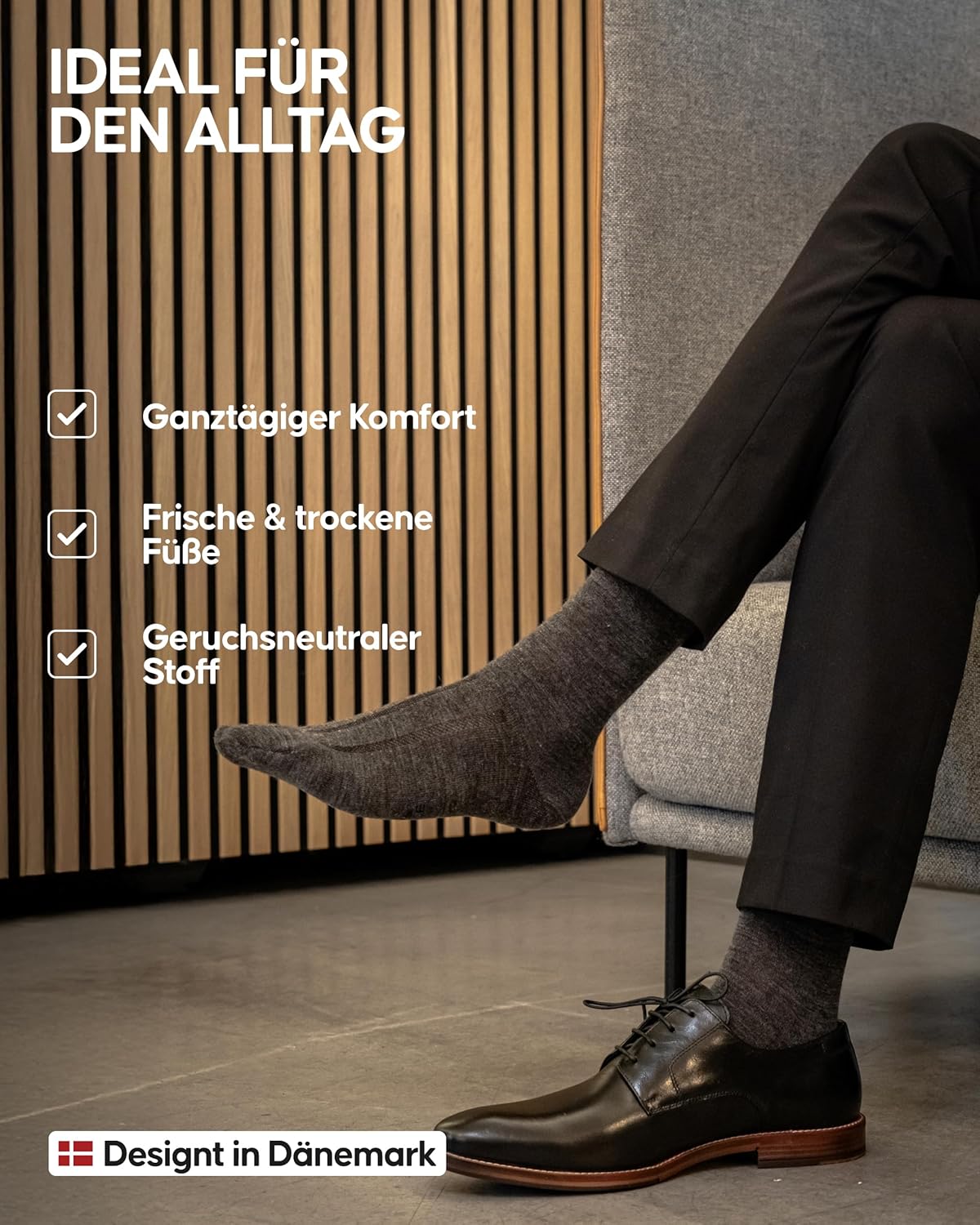 Thumbnail 2 de DANISH ENDURANCE Merino Socken 43–47