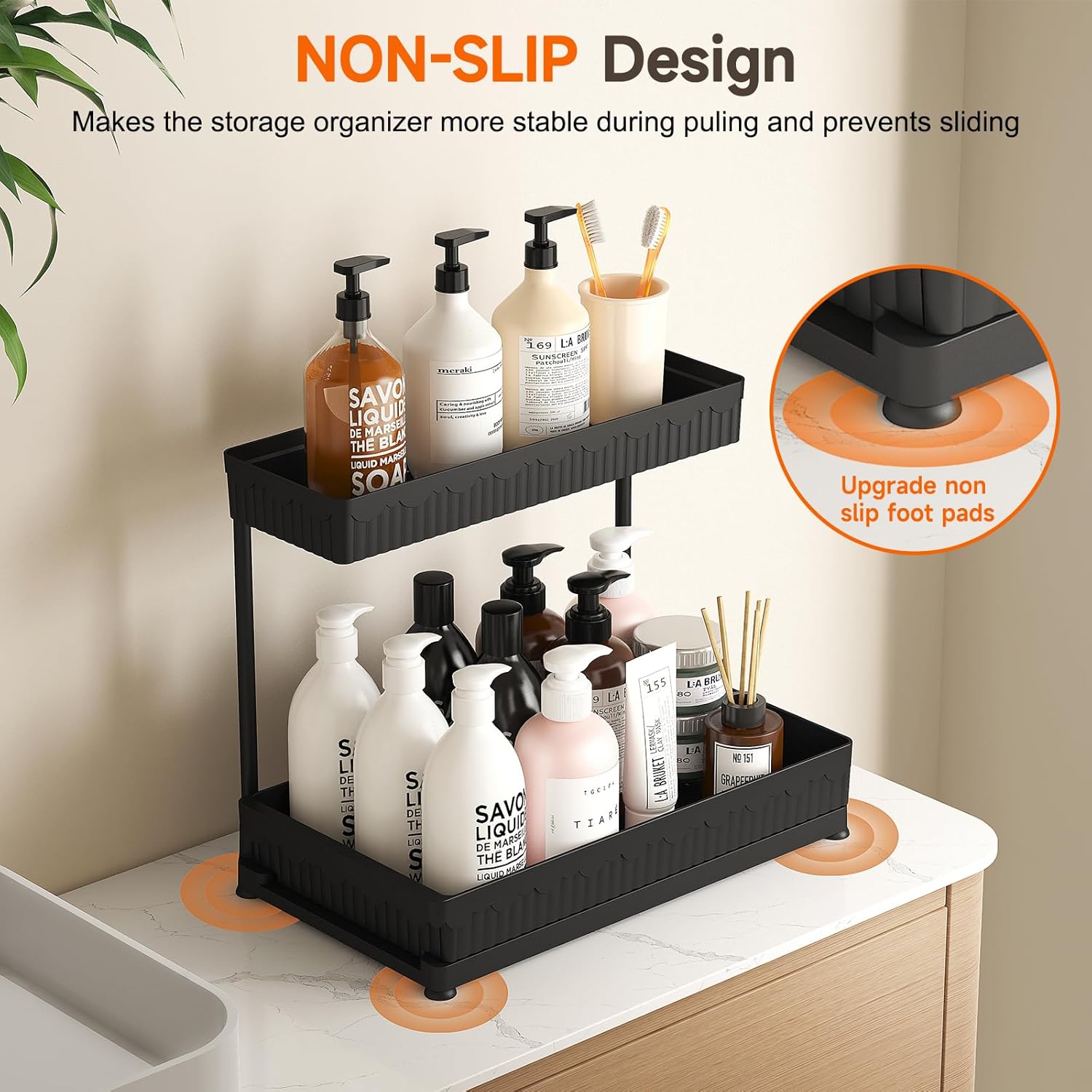 Thumbnail 3 de Sevenblue 2025 L-Shaped Pull Out Under-Sink Organizer