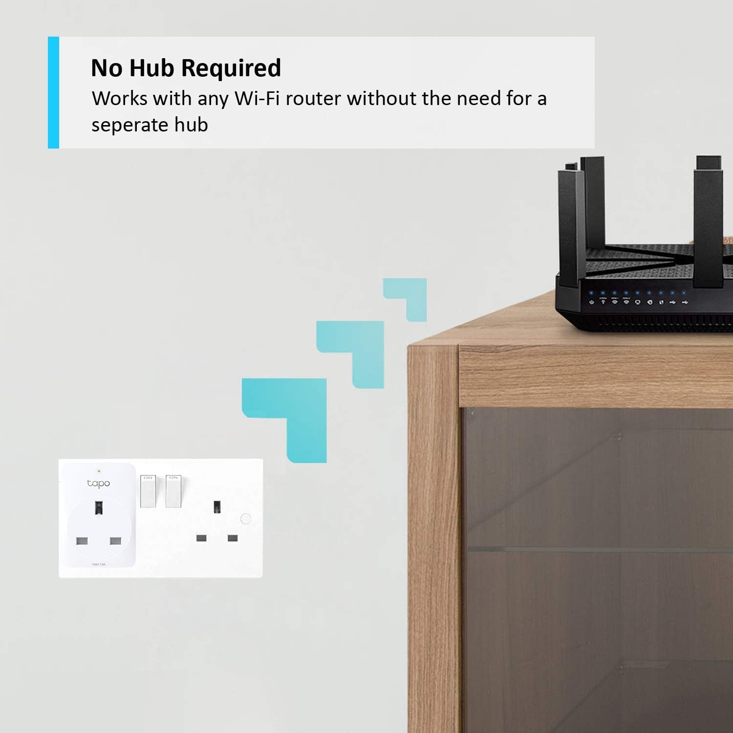 Detalle de TP-Link Tapo P100 4-pack smart plug
