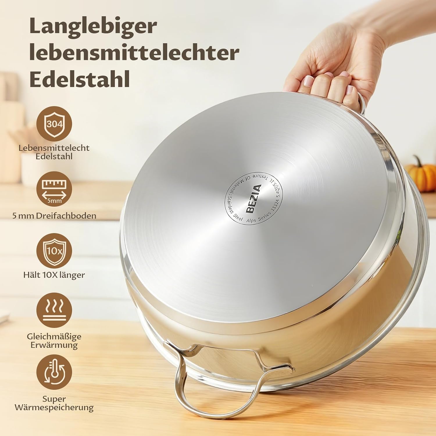 Detalle de BEZIA Schmorpfanne 28 cm 5,2 l