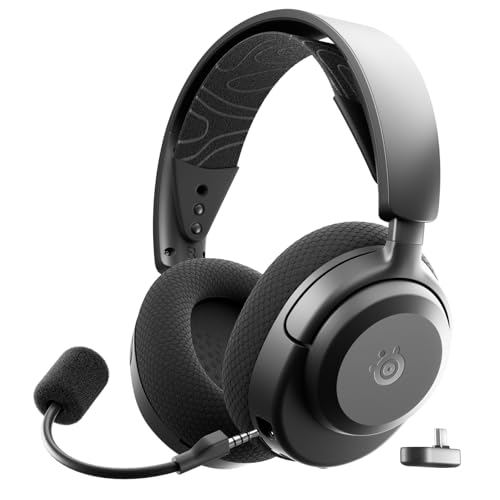 Detalle de SteelSeries Arctis Nova 3P: cuffie wireless multi‑piatto per giochi con controllo via app