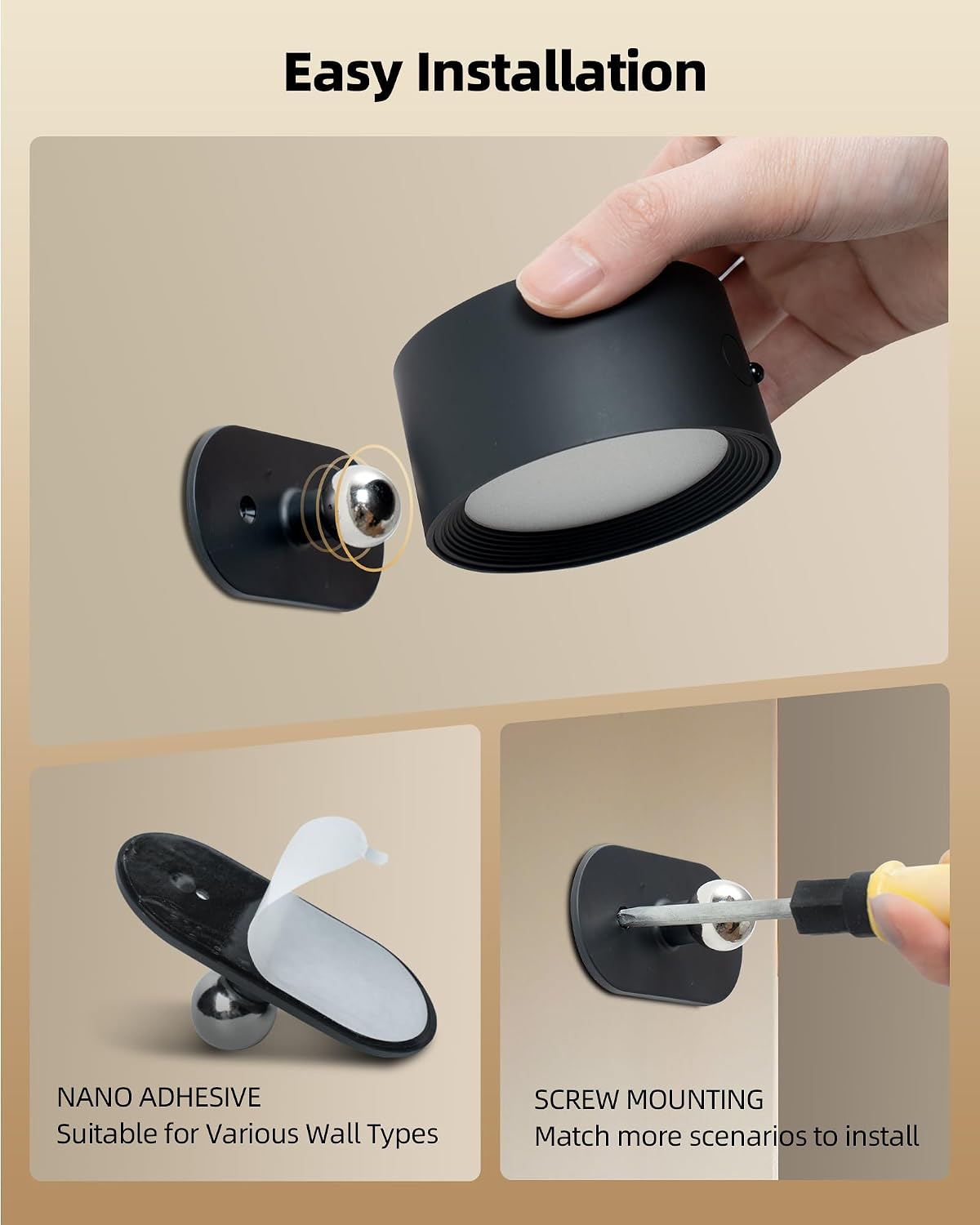 Thumbnail 6 de EZVALO LED Wall Lights 2000mAh Rechargeable