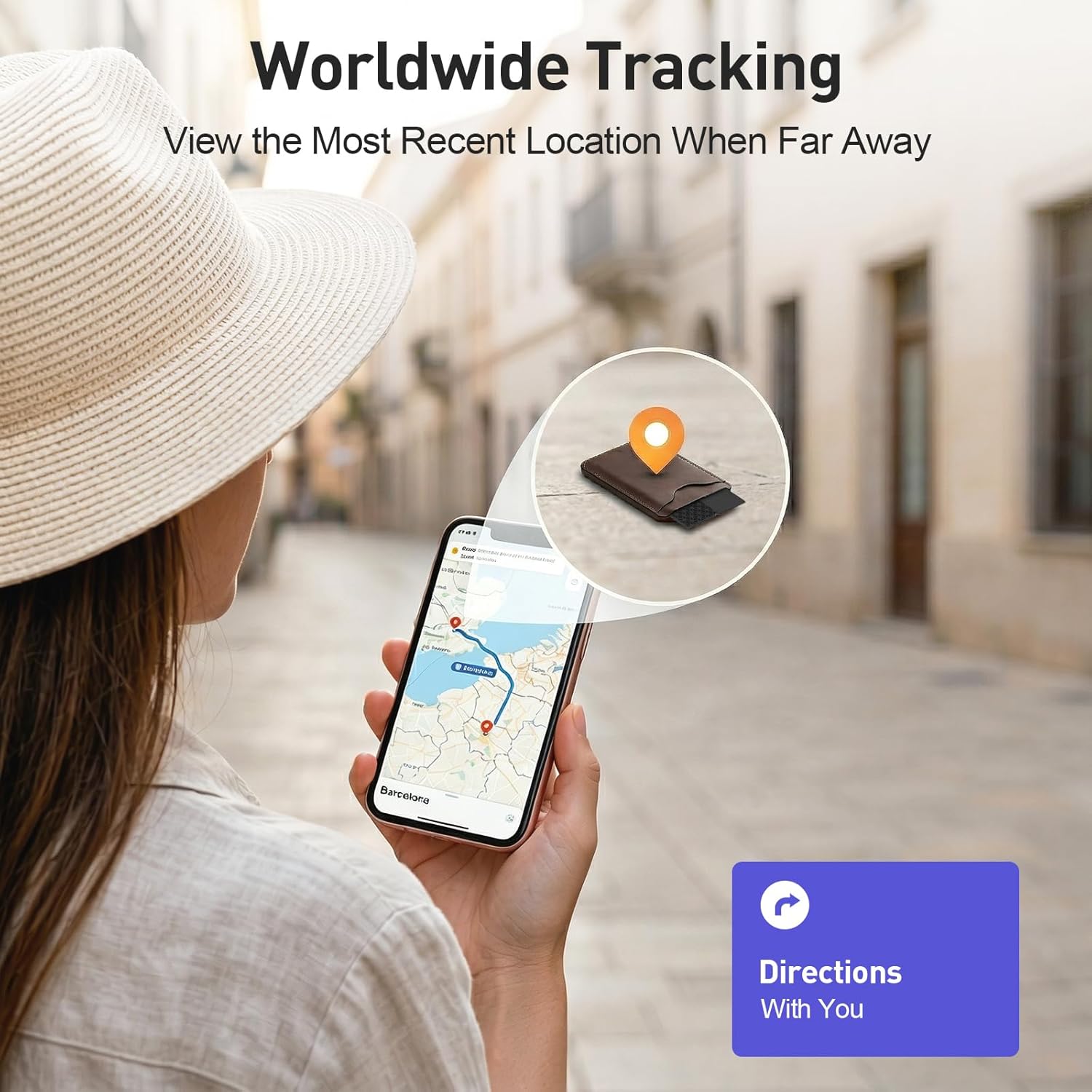 Thumbnail 3 de BFADEHA [Apple MFi Certified] AirTag Card Wallet Tracker – ultra-thin Find My tracker (iOS only)