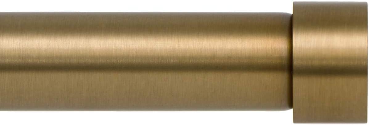Thumbnail 6 de Ivilon Drapery Window Curtain Rod - End Cap Style Design, 1 Inch Pole, 28 to 48 Inches, Warm Gold