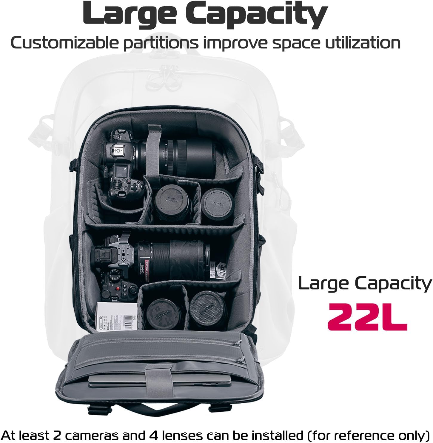 Detalle de ULANZI Camera Backpack 22L