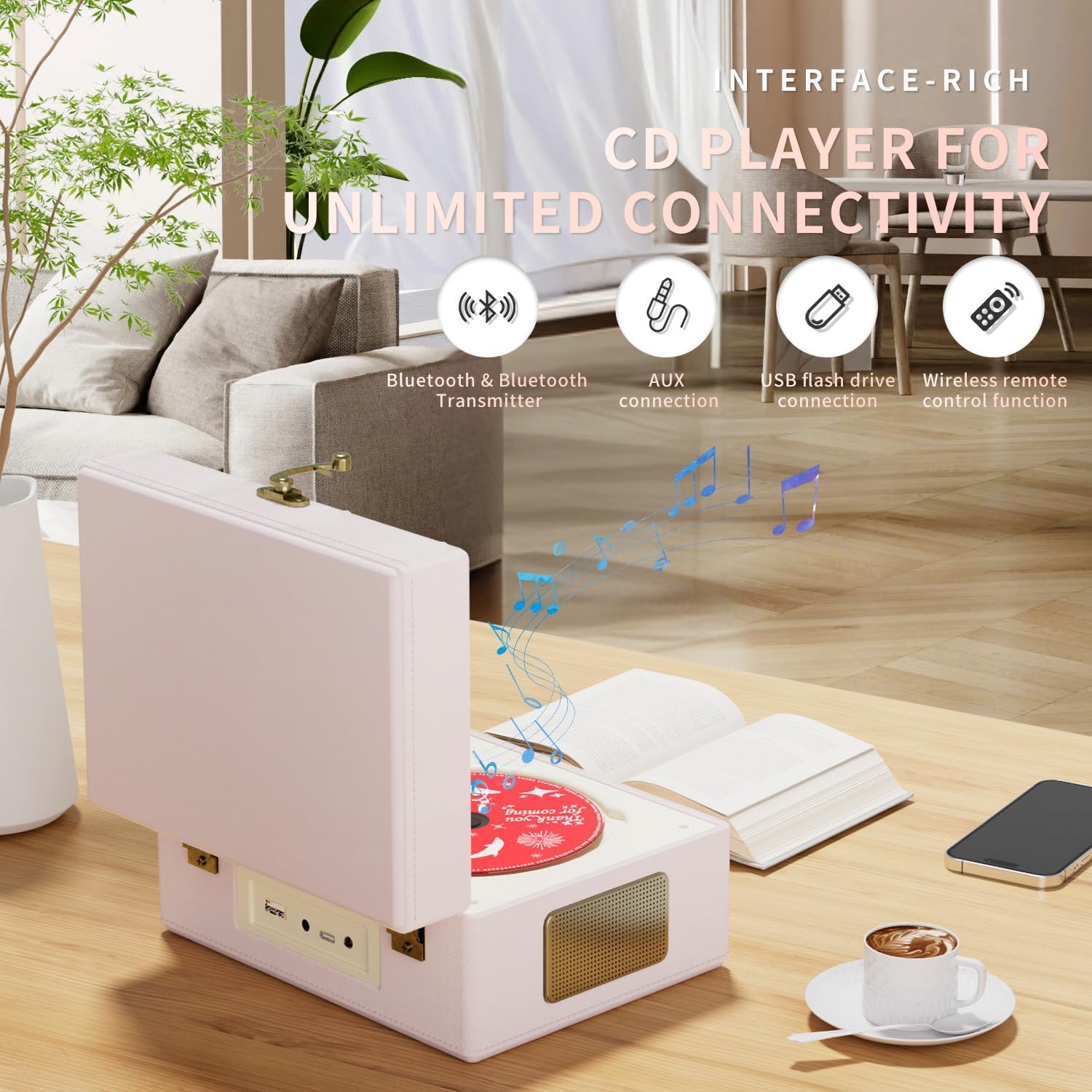 Detalle 2 de Time Music Box Lecteur CD 3600 mAh