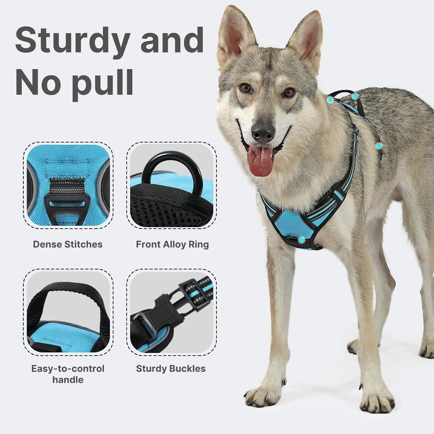 Thumbnail 2 de Belababy Dog Harness No Pull S