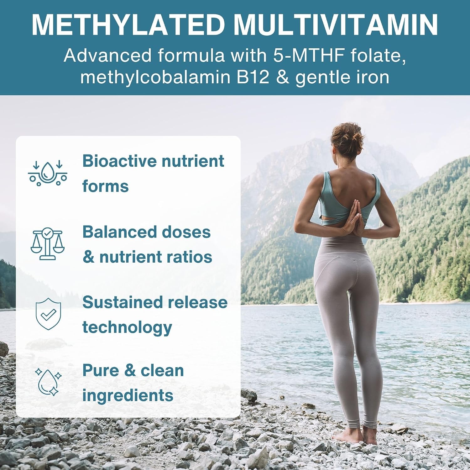 Detalle de Igennus SKU178 Methylated Multivitamin for Women, Vegan, Sustained Release