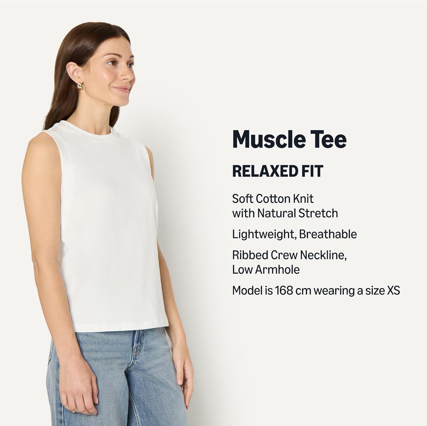 Thumbnail 3 de Amazon Essentials Women’s Relaxed-Fit Cotton Muscle Tee